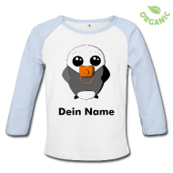 Pinguinbaby+mit+individuellem+Namenszug+-+Boy