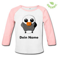 Pinguinbaby+mit+individuellem+Namenszug+-+Girl
